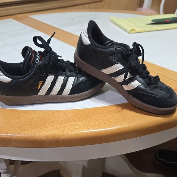 Adidas Kids Samba Black and White Sneakers